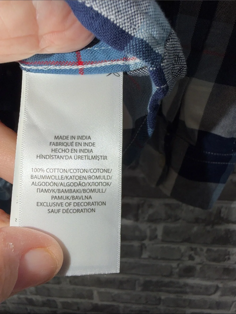 Ralph Lauren Blue Plaid Button-Down Shirt